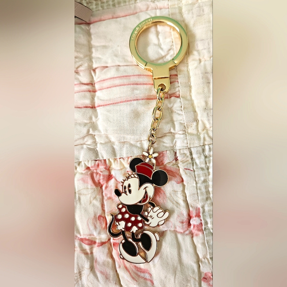 Kate Spade Minnie Mouse Keychain/Bag Charm